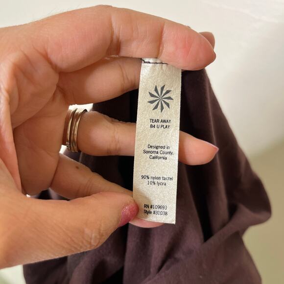 Lot 2 Athleta Noosa A-Line Fold Over Skirts M Stretch Gray Green Maroon Casual - Picture 10 of 10